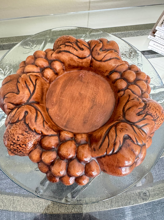 Vintage Ceramic Bowl Ashtray  1974 Signed Jamar Mallory