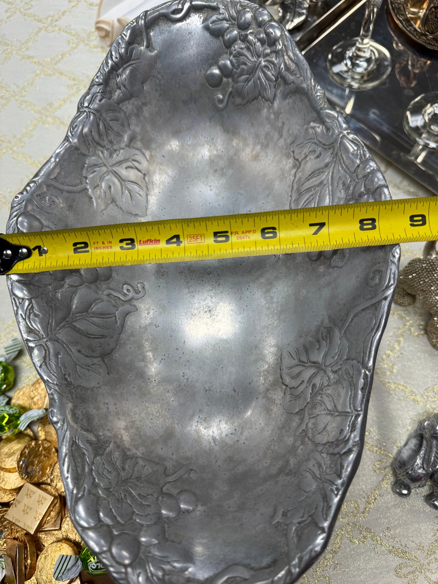 Arthur Court Grape Decorative Fruit Bowl