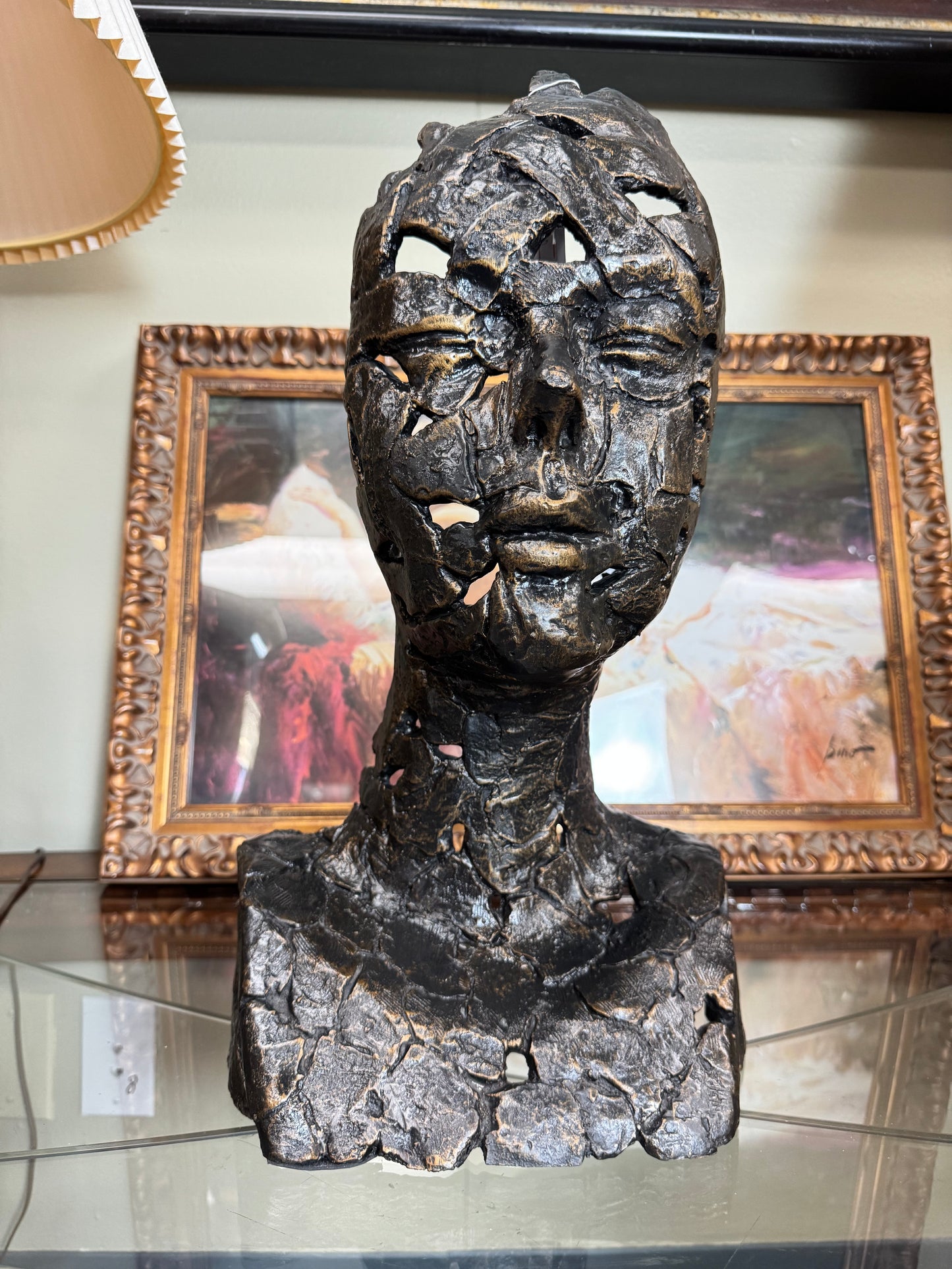 Forgotten Beauty 19” High Bronze Iron Metal Sculpture