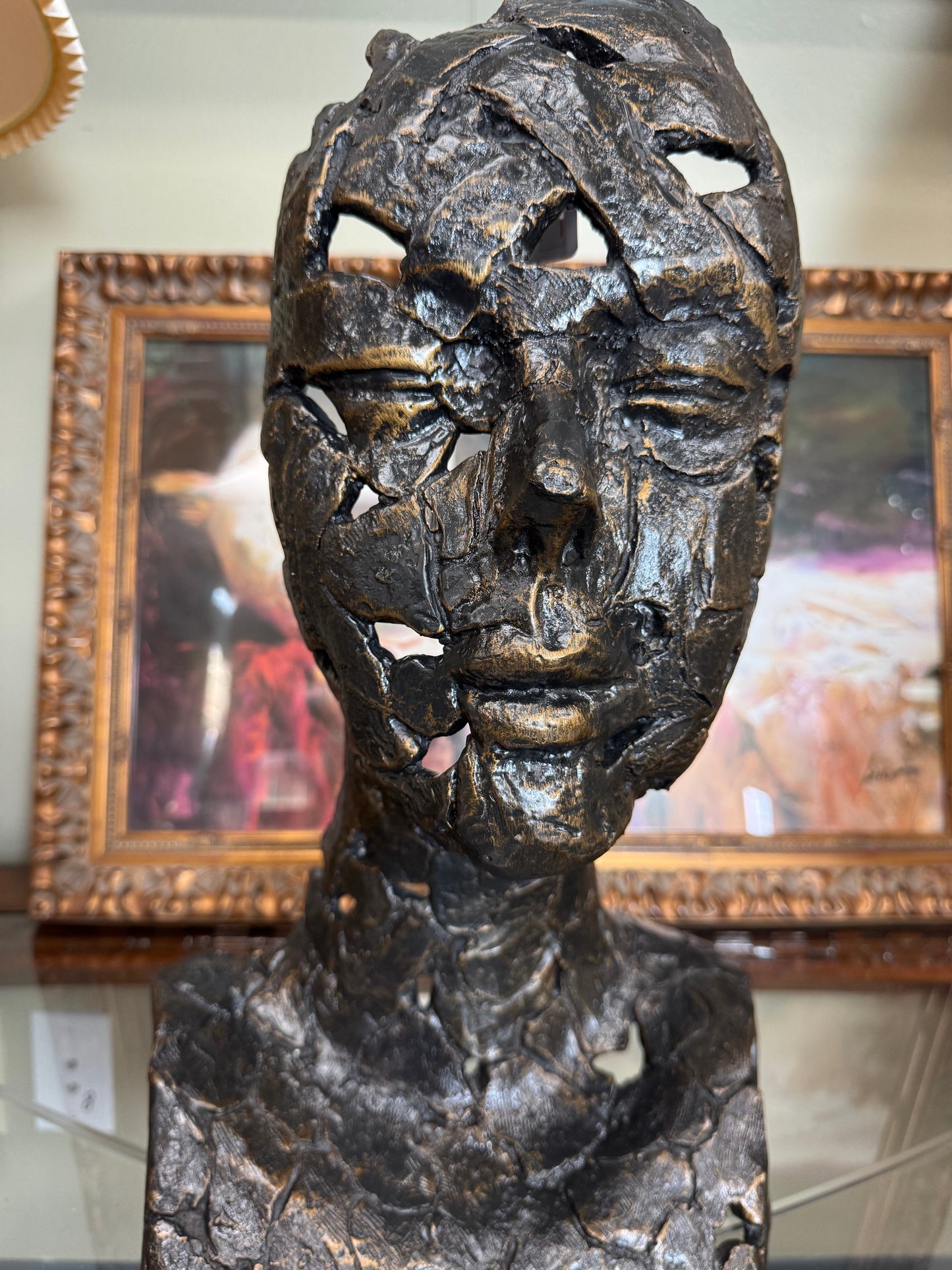 Forgotten Beauty 19” High Bronze Iron Metal Sculpture