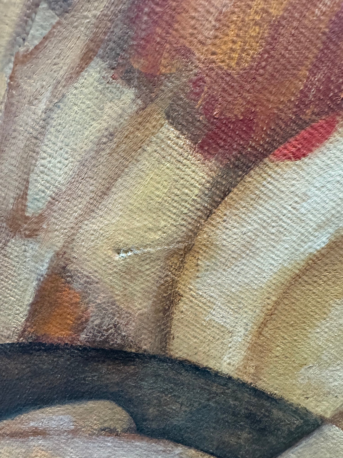 Alexander P. Mochalov – “Two” (1991) Original Oil Painting – LOCAL PICKUP ONLY