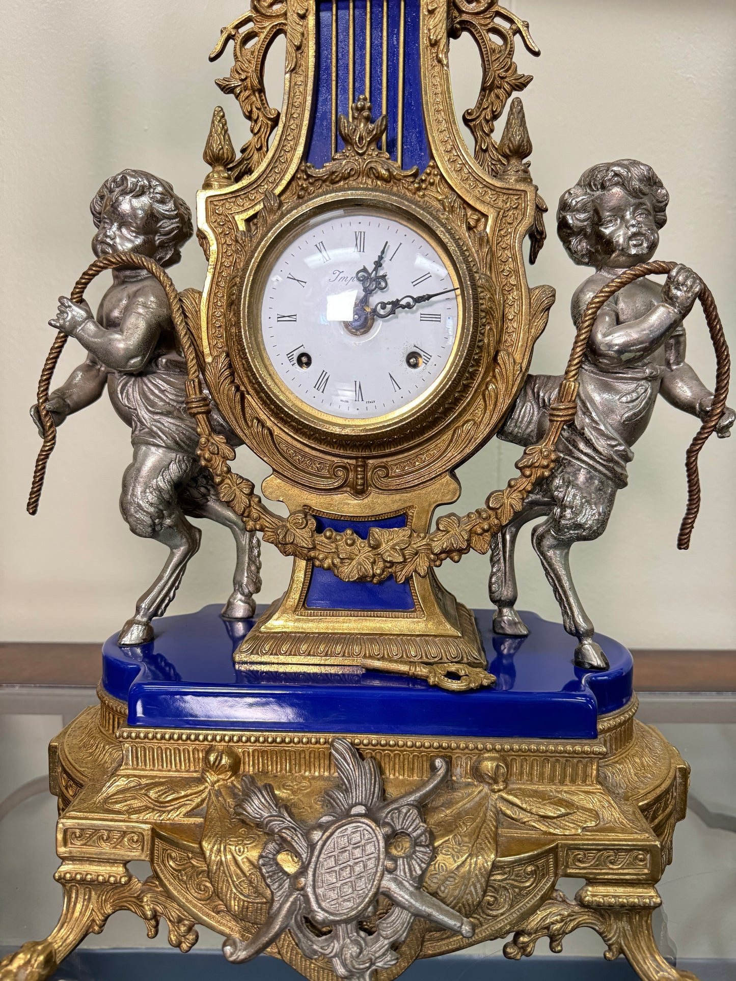 Luxury Vintage French Style 3-Piece Garniture Set Clock & Matching Candelabras – Local Pickup Only